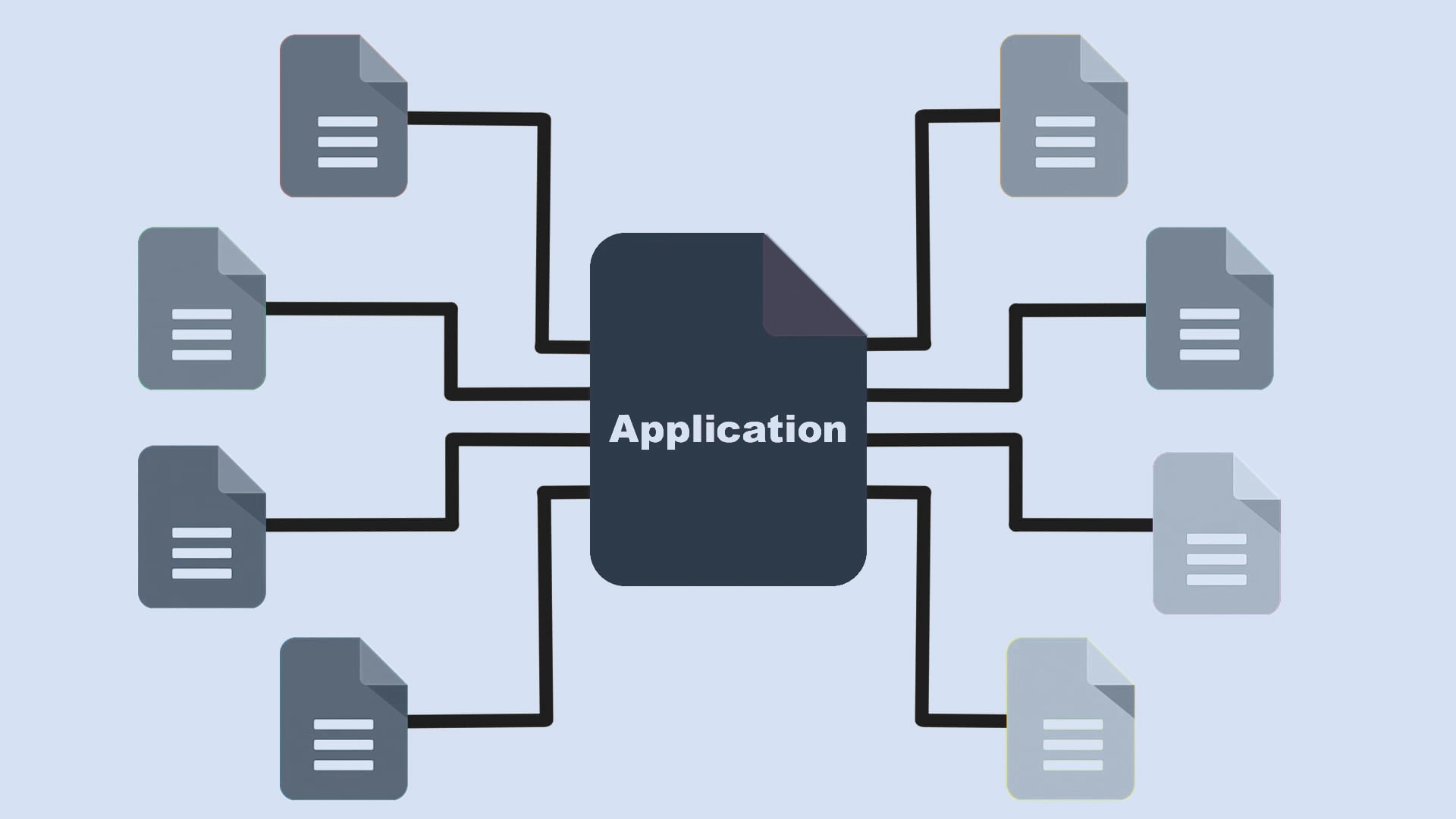Application with other documents attached