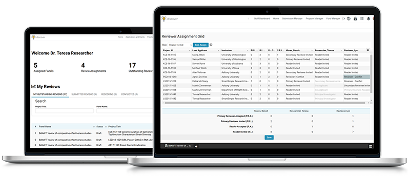 Research administrators love the efficiency SmartSimple Discover grants them